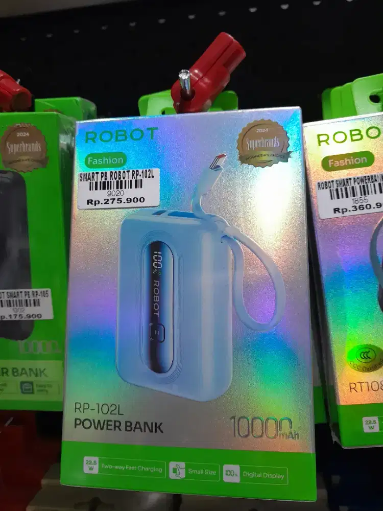 SMART POWERBANK ROBOT RP-102L ATLANTIS DAHSYAT