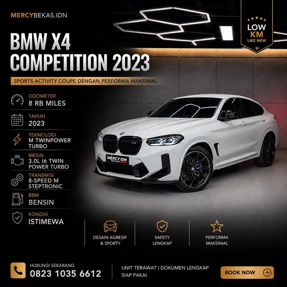 KM 8 rb BMW X4 M COMPETITION 2023