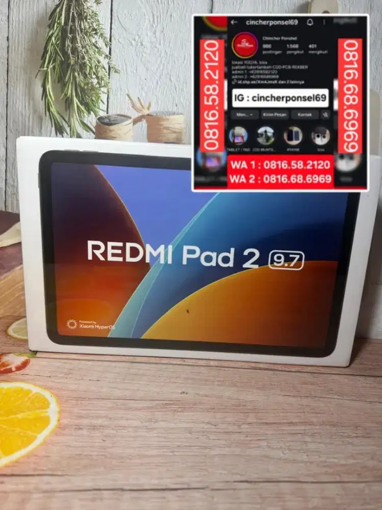 PROMO HARGA TERMURAH tab baru new resmi redmi pad 2 original thn 2026
