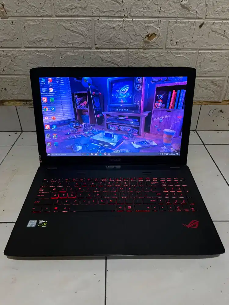 Dijual Asus ROG GL552VX intel core i7 gen6 ( ram 16/ ssd 256 )
