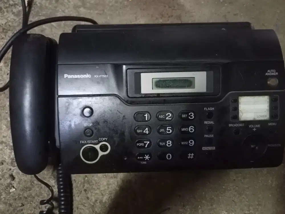mesin faksimili Panasonic seri KX-FT933