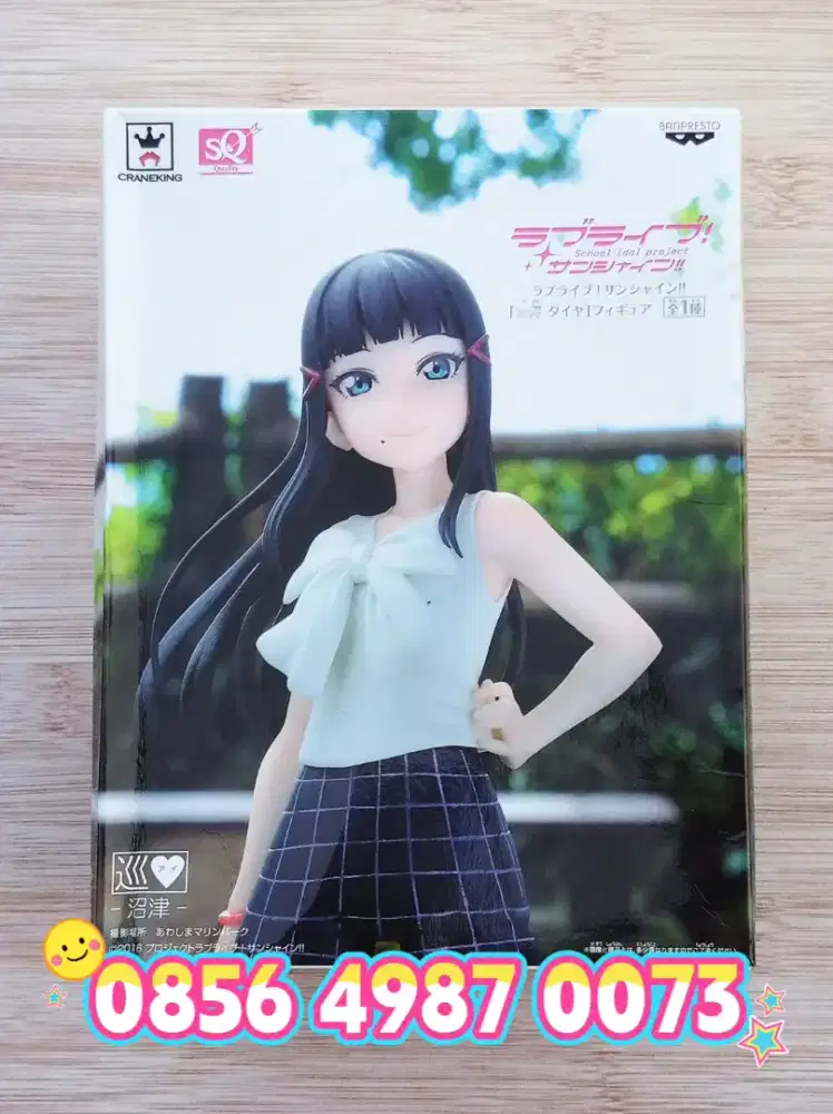 Mainan Figure Dia Kurosawa Love Live Ori Banpresto SQ Japan Version