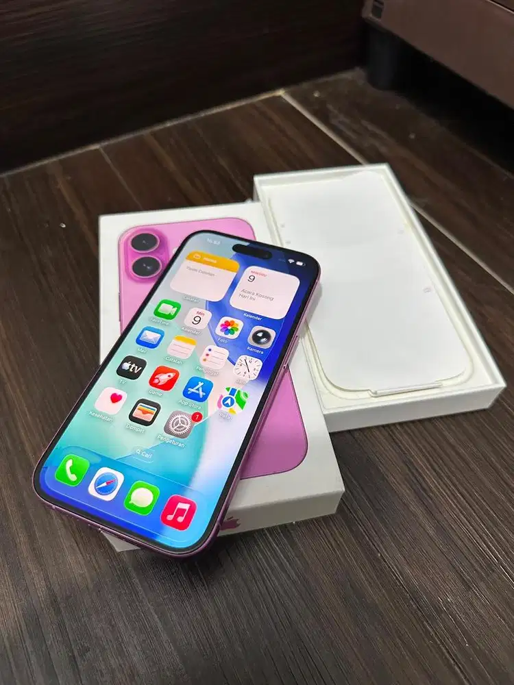 Iphone 16 128gb Pink IBOX Mulus Fullset Ori