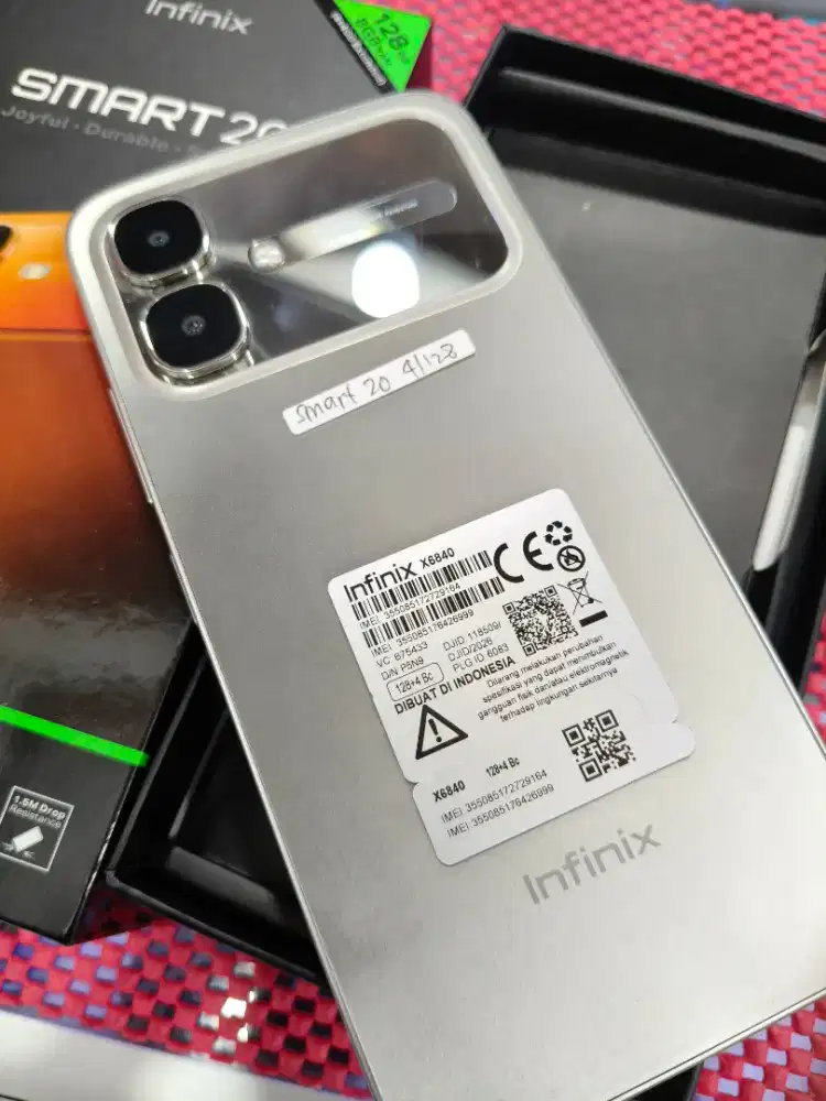 SMART 20 4+4/128 LIKE NEW LENGKAP NO MINUS