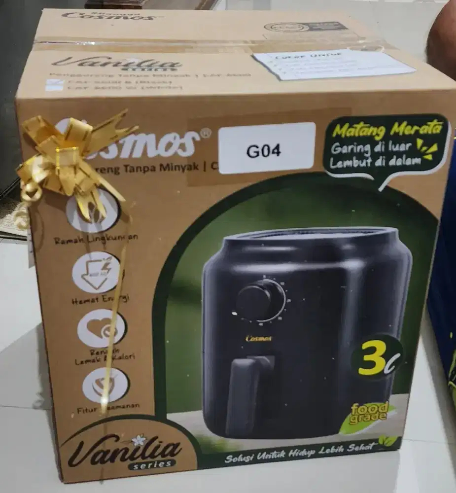 Cosmos air fryer caf 6600 black