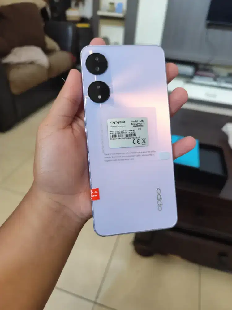 Oppo a78 5G 8/256 baru fullset