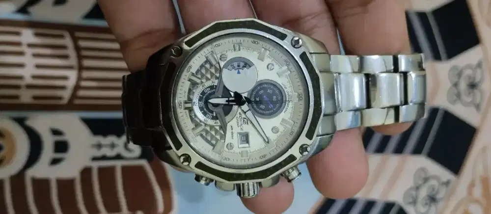CASIO EDIFICE SERI 5203 EFE - 506 SAPPHIRE GLASS