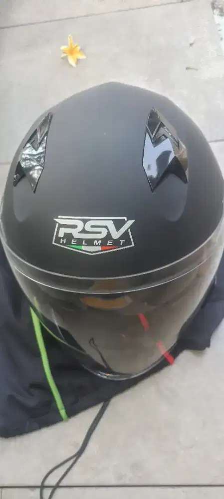Helm RSV SV300 Black Matte Doff Double Visor