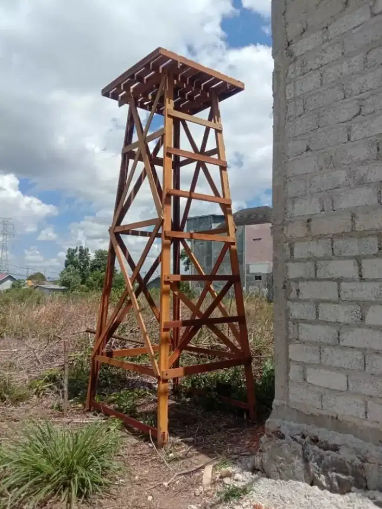 Kaki tandon menara ulin tinggi 4 mtr
