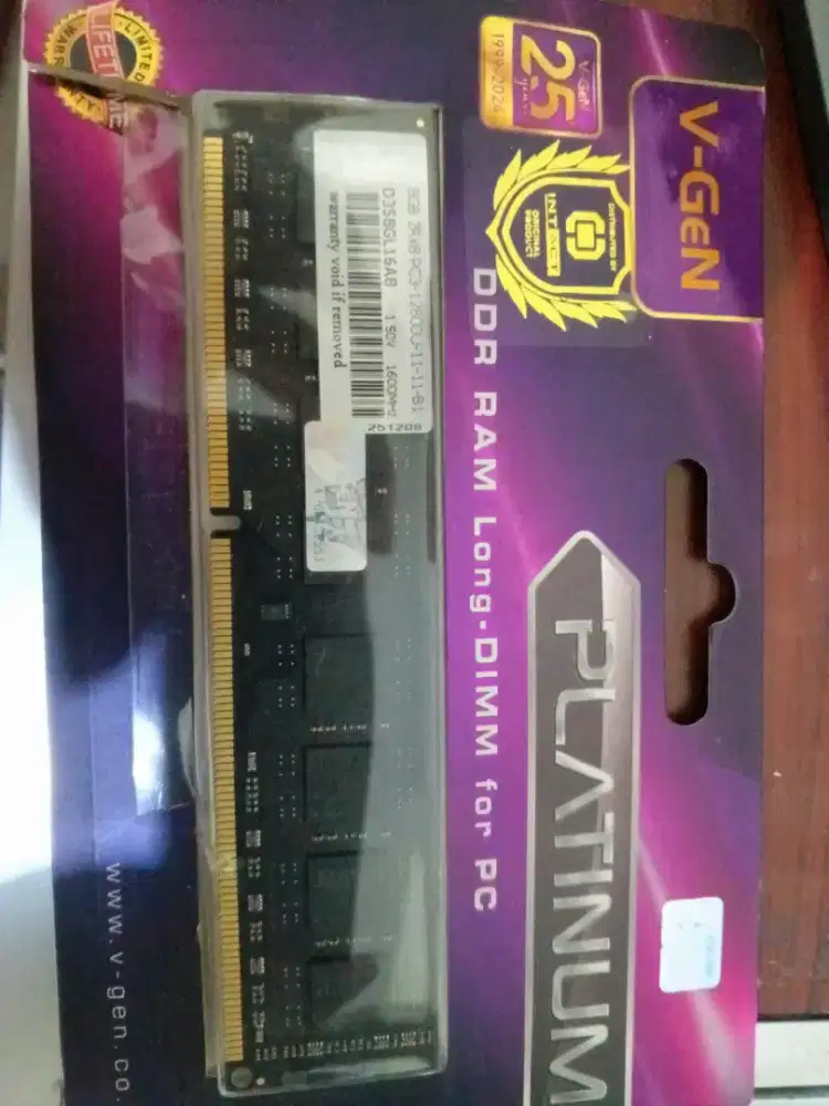 RAM VGEN PLATINUM DDR3 8 GB pc3-13800u