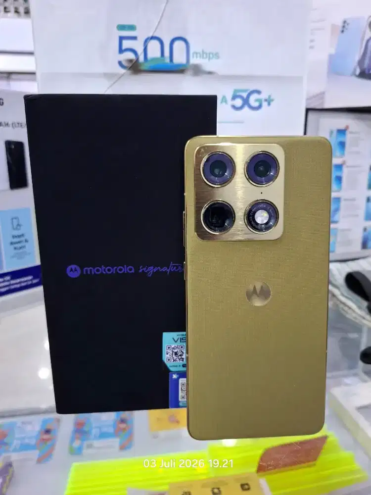 Motorola Signature 5G ram 12+12/256gb garansi resmi