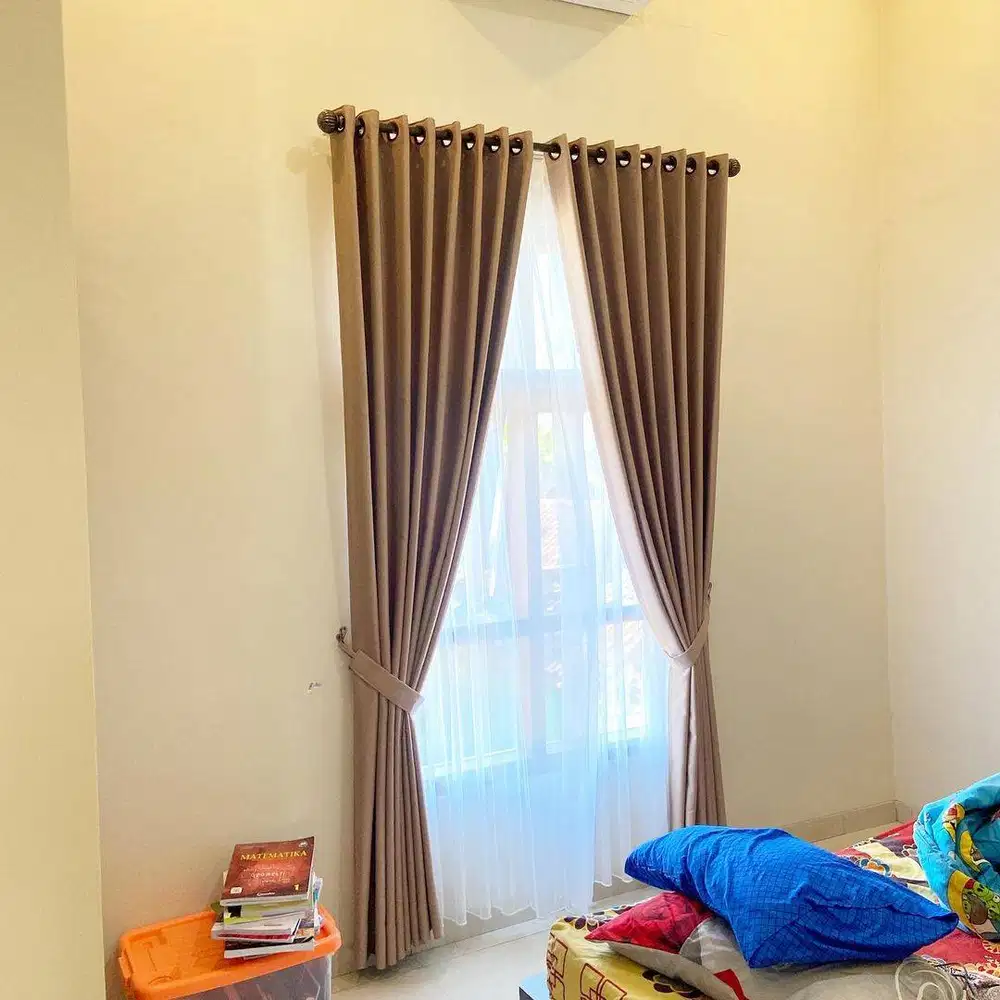 Menerima Pemasangan Gorden Wallpaper Dinding 3D Gordyn Hordeng Korden