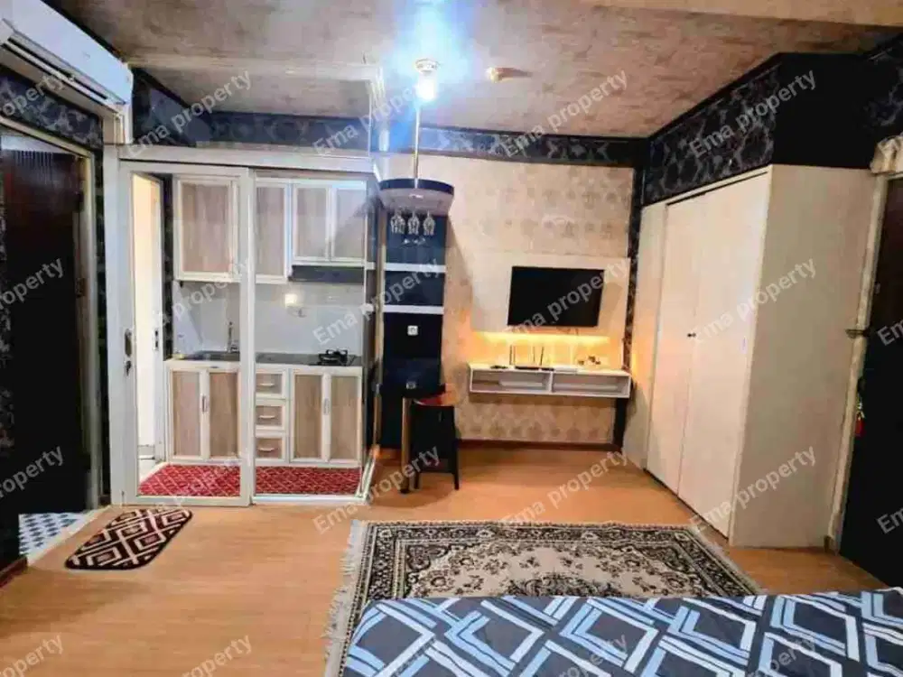 Dijual apartemen Gunawangsa Manyar 2BR jadi 1BR Furnished