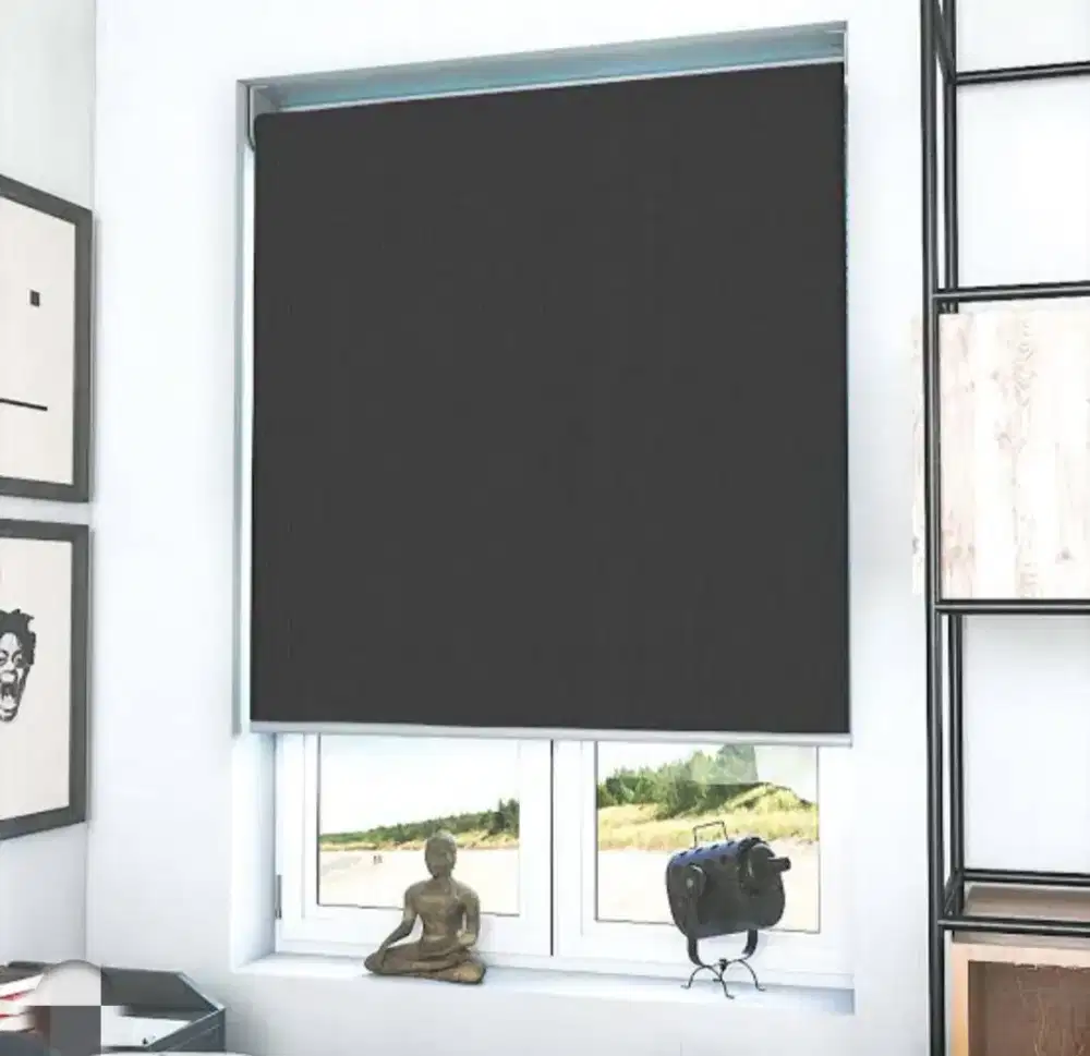 Jual Gorden Model Tirai Gulung | Roller Blind | Wallpaper dinding |