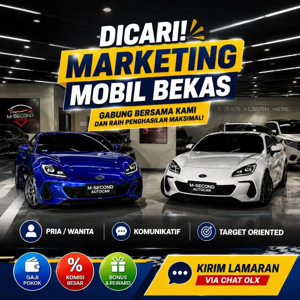 Lowongan Marketing mobil bekas
