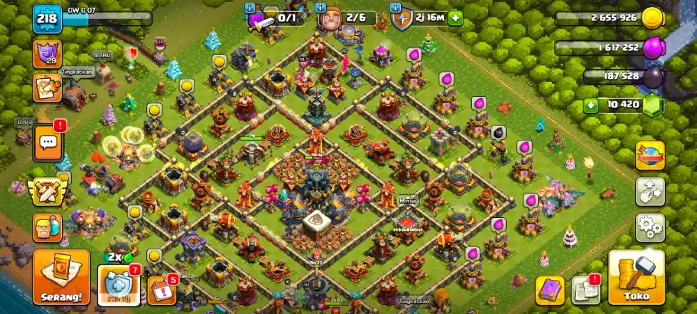 COC Th 17 MAX, mewah