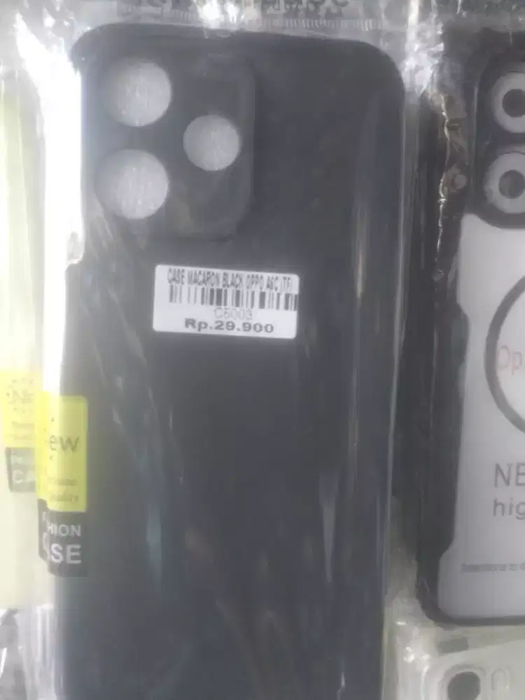 CASE MACARON BLACK OPPO A6C | ATLANTIS DAHSYAT