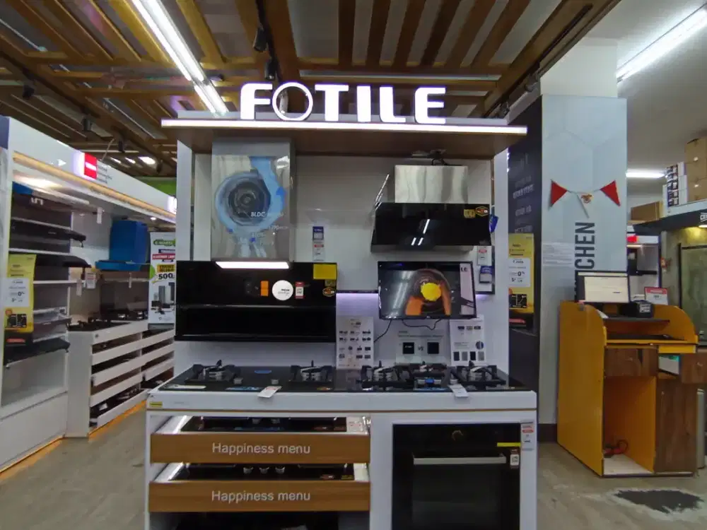 Set kompor dan cooker hood