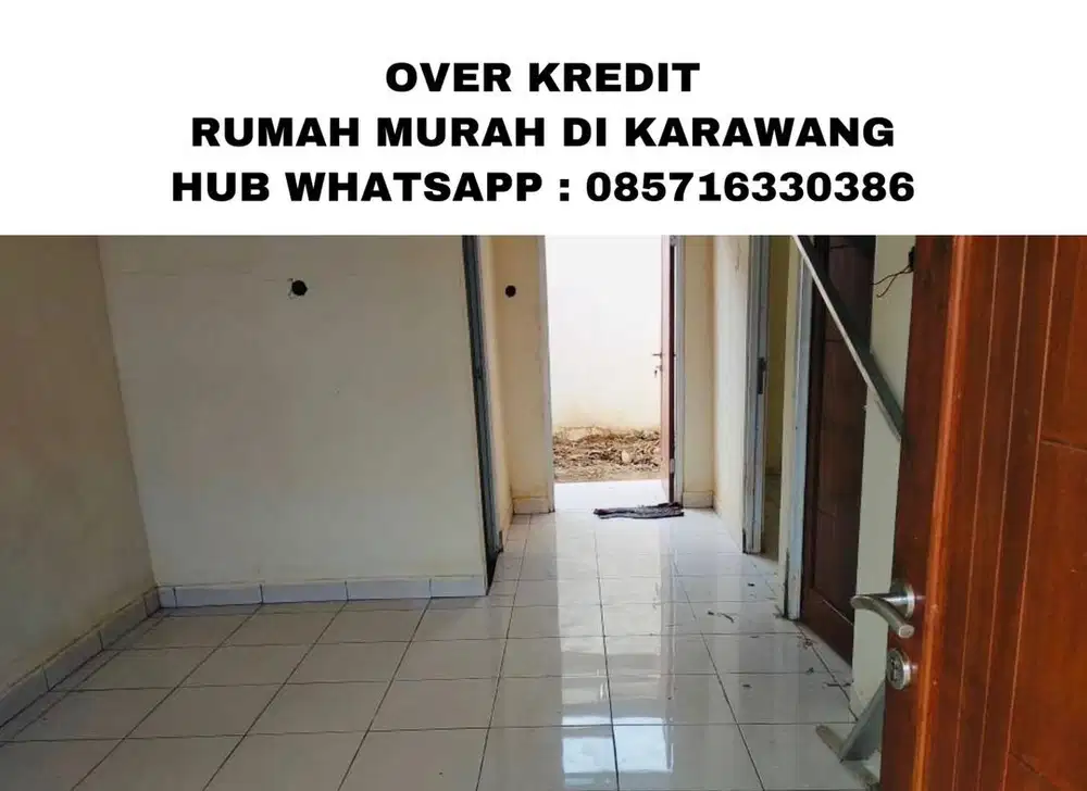 OVER KREDIT RUMAH MURAH DI KARAWANG