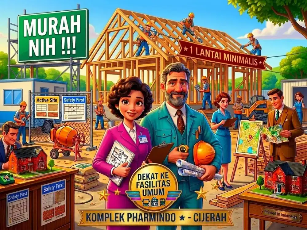 JUAL RUMAH DI PHARMINDO, CIJERAH, MELONG, CIMAHI.
