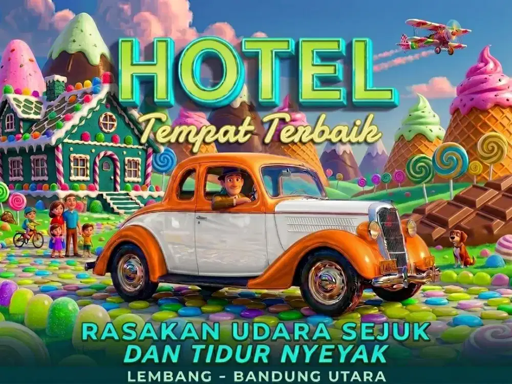 JUAL HOTEL DI LEMBANG, SETIABUDI, CIDADAP, BANDUNG UTARA.