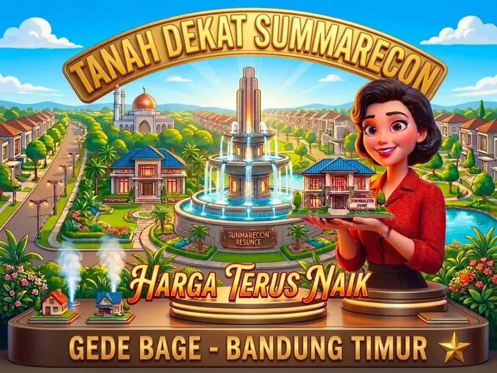 JUAL TANAH DEKAT SUMMARECON BANDUNG, GEDEBAGE, DARWATI, CIWASTRA, BANDUNG TIMUR.