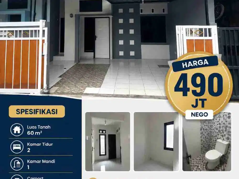 DIJUAL CEPAT RUMAH SHM DI PERUM ORCHID – SETU, TANGERANG SELATAN