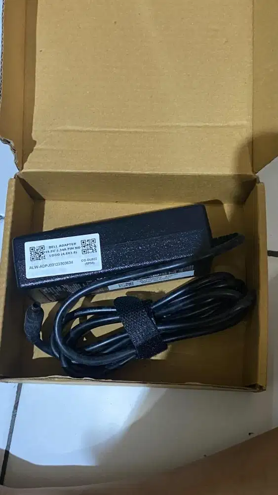 JUAL ADAPTOR / CHARGER DELL ORIGINAL 65W – BARU