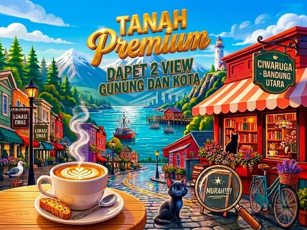 JUAL TANAH DI CIWARUGA, GEGERKALONG, BANDUNG UTARA.