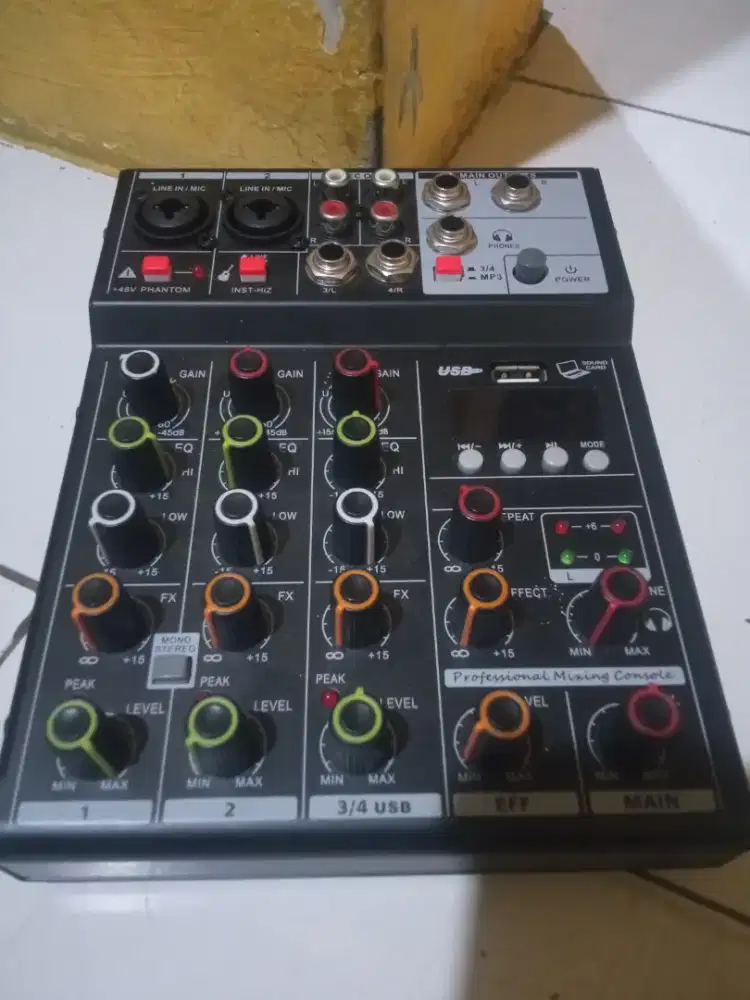 Mixer 2 chanel baru di beli tapi gak sesuai sama pesanan pada gambar