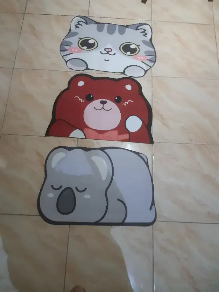 Keset Karakter Baru 3pcs