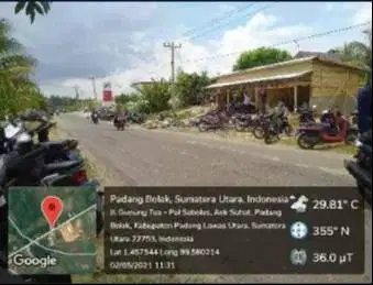 Dijual Tanah dan bangunan dekat SPBU Aek Suhat