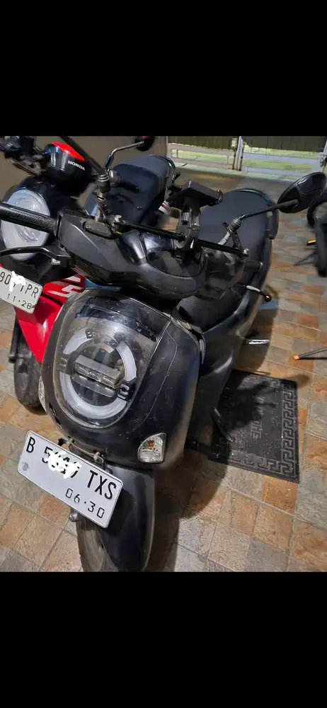 Honda scoopy 2025 hitam keyless remote 2