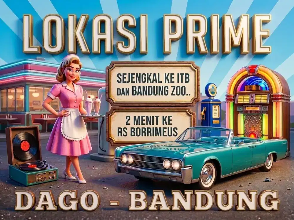 JUAL TANAH DI DAGO, TAMANSARI, BANDUNG KOTA.