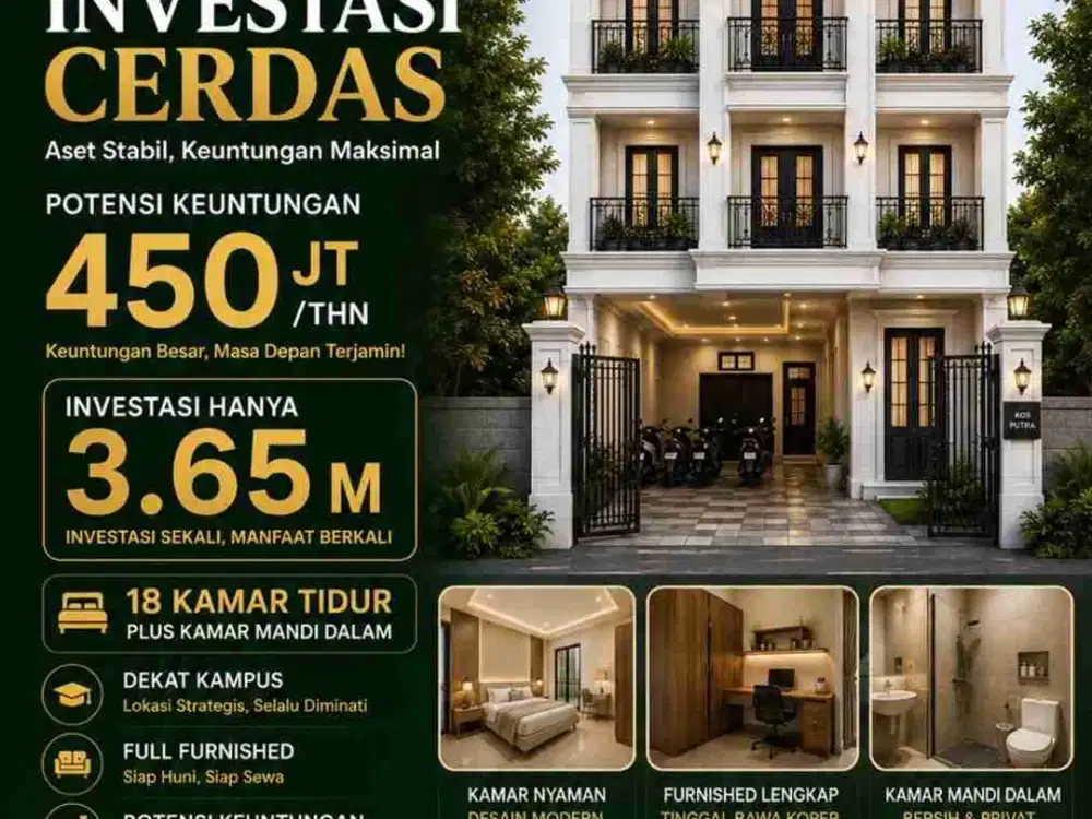 Dijual kost ekclusive candi mendut suhat