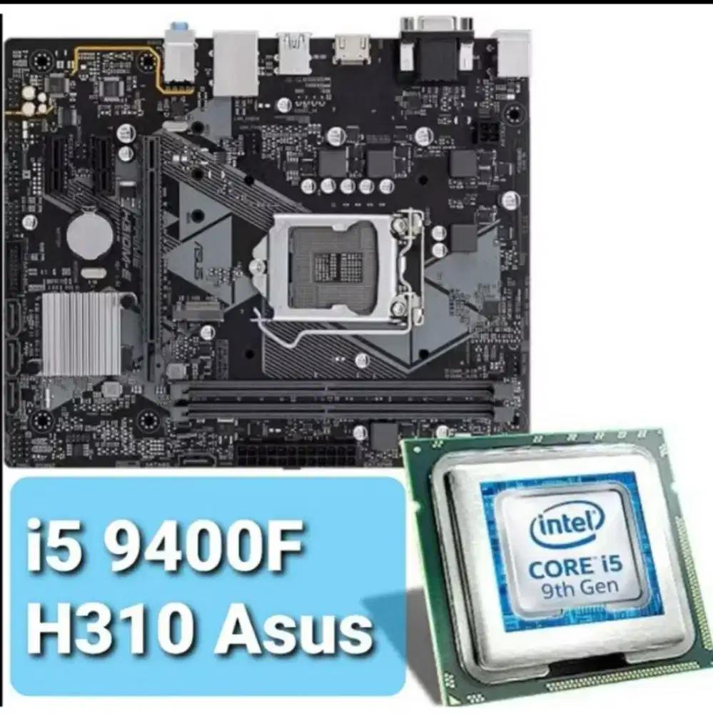 Intel core i5 gen 9 + Mobo