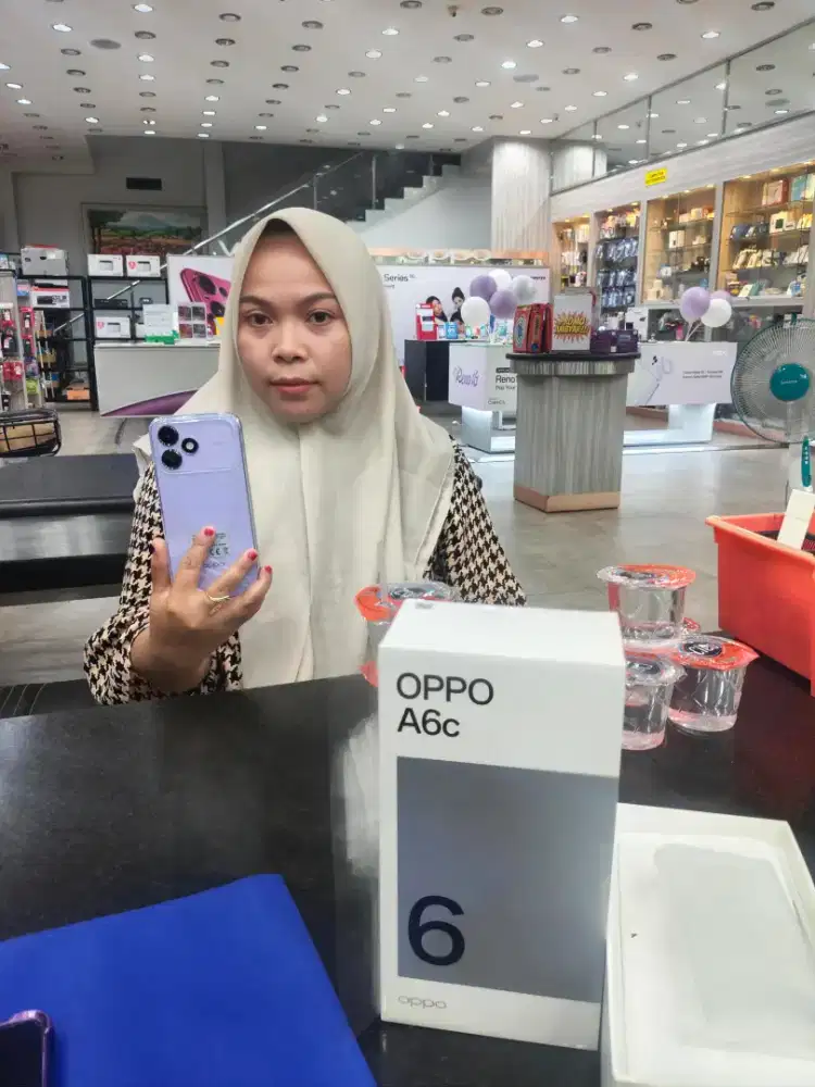 Oppo A6c 4/64 dan 4/128