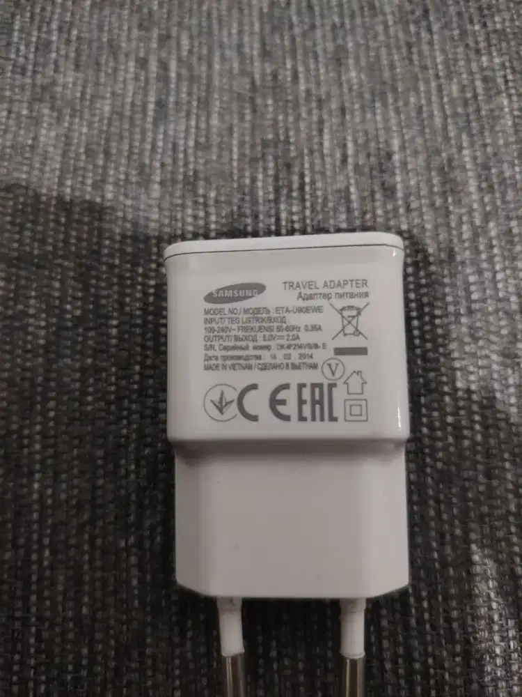 Kepala charger samsung 1,5A 7,8watt