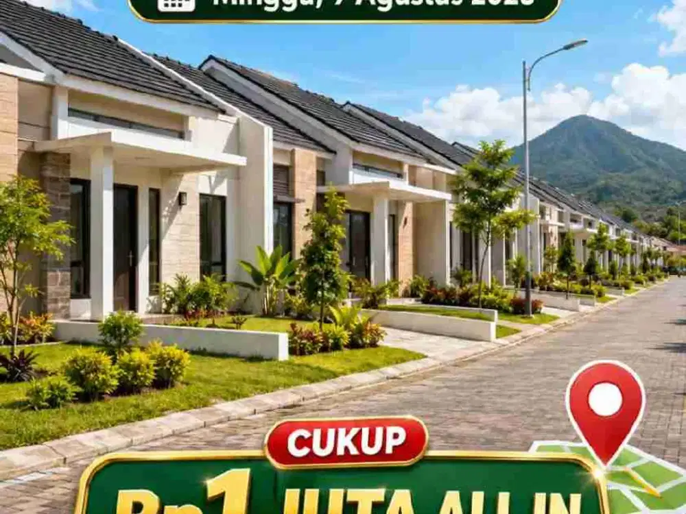 Rumah Komersil Angsuran Subsidi Dekat Bandara
