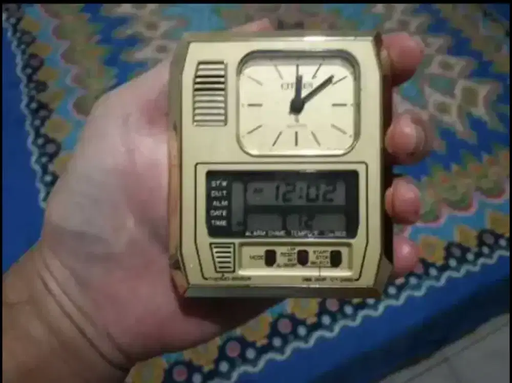 Jam Meja Citizen Vintage Jadul Original