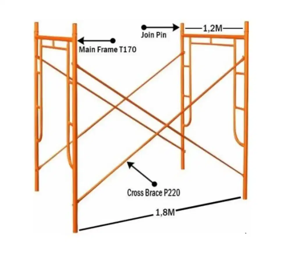 Stager scaffolding bekas jual murah
