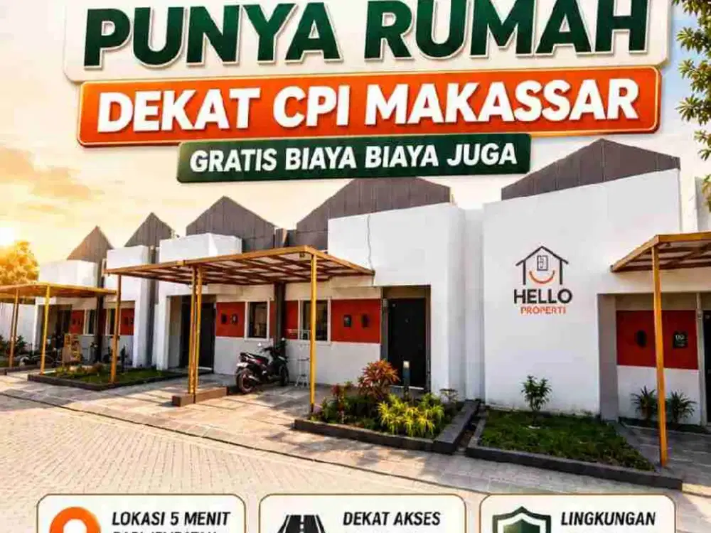 Rumah Cantik Barombong dekat Kampus PIP Pelayaran
