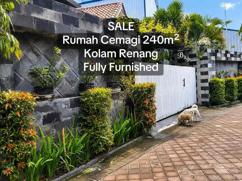 SALE Rumah 2 Lantai 3 Kamar Dekat Canggu