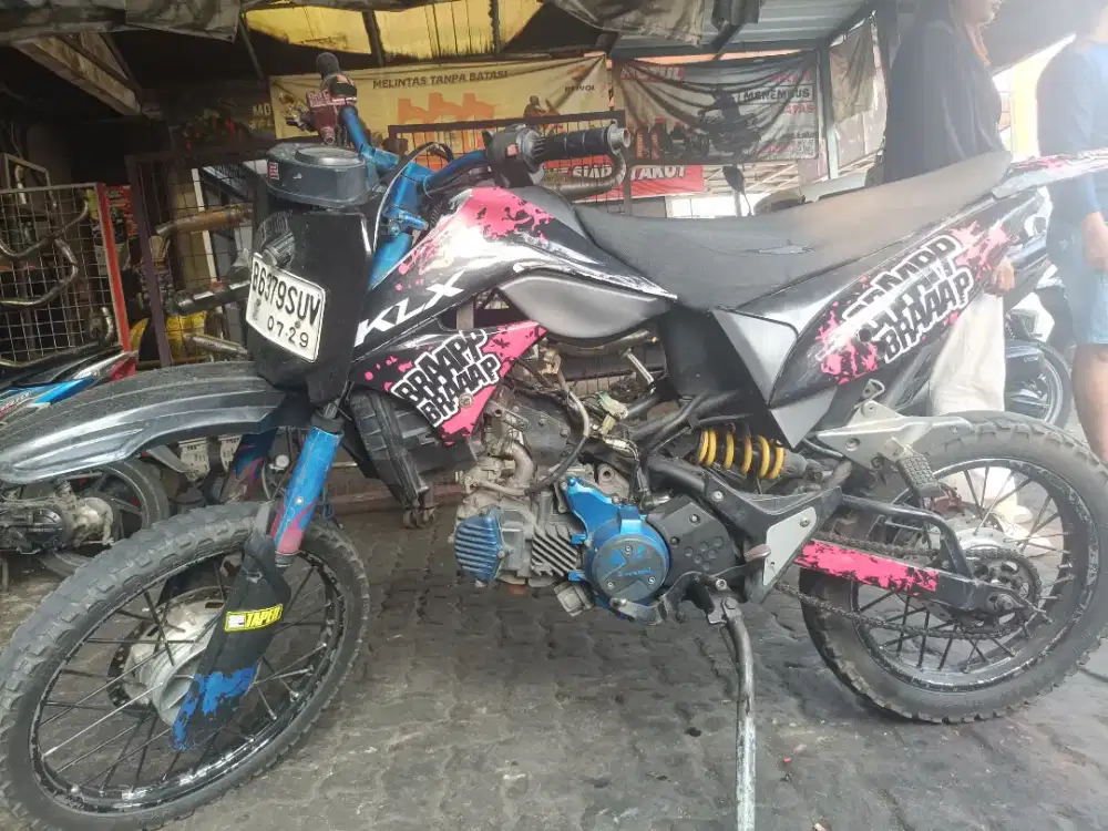Dijual motor KLX custom basic KJ bebek