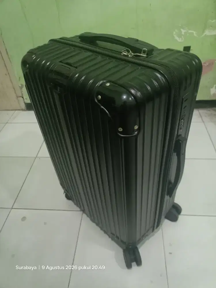 Koper travel fiber hitam 24 inch