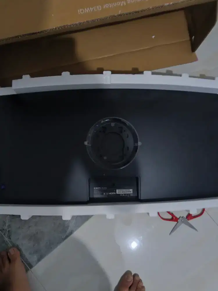 Monitor xiomi  curve 34 inci