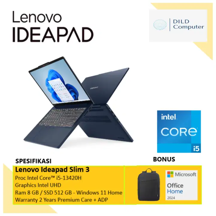 New - Lenovo Ideapad Slim 3 - Core i5