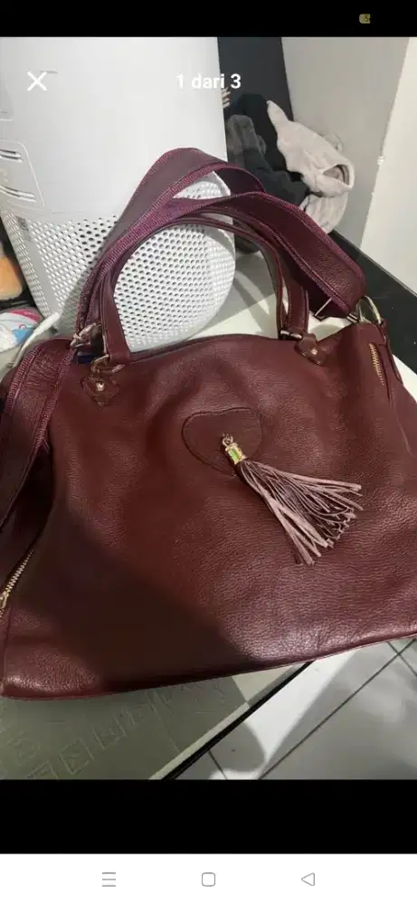 Tas kulit sapi asli