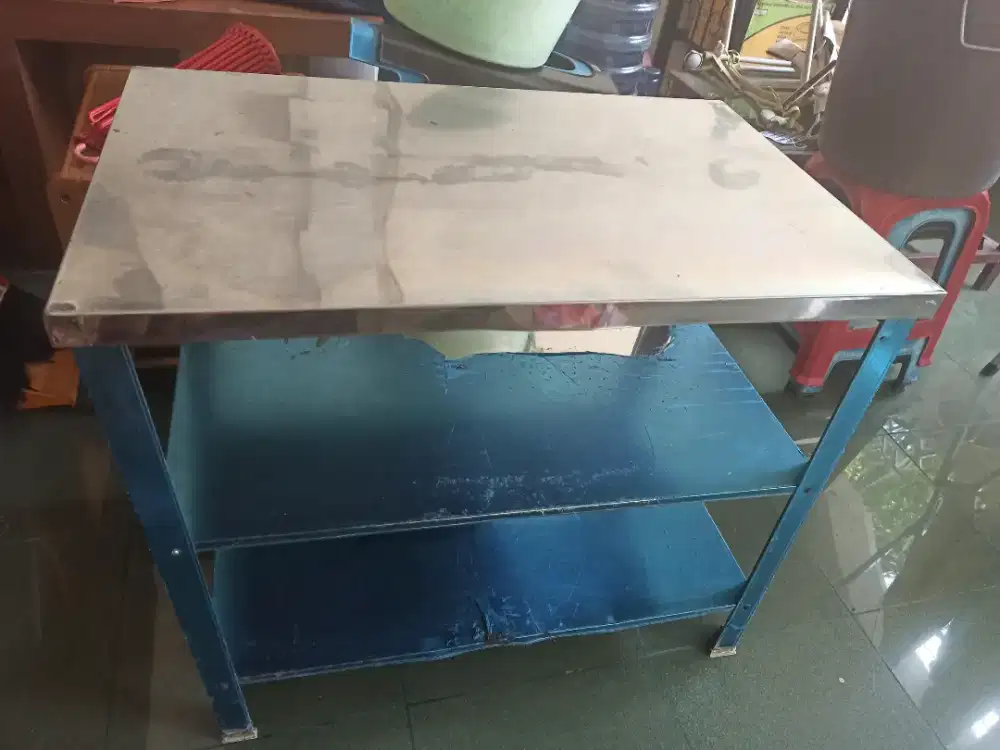 Meja stainles bisa untuk meja prepare , meja kompor