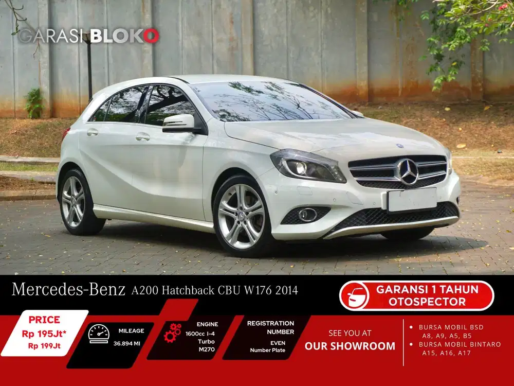 Mercedes-Benz A200 Hatchback W176 CBU 2014